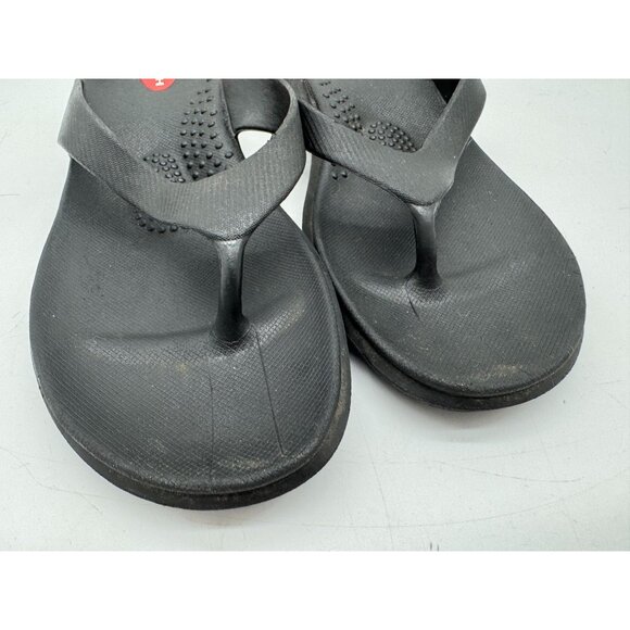 Okabashi Women Flip Flops Thong Sandals Slippers Size M/L Black Summer Casual - Picture 10 of 10
